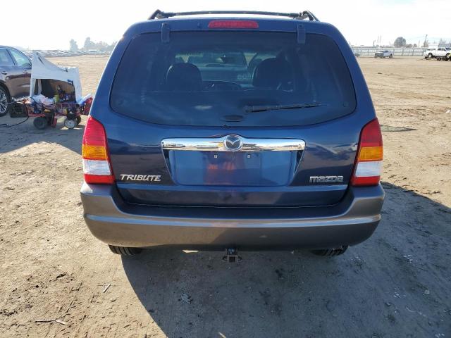 4F2CZ06194KM12530 - 2004 MAZDA TRIBUTE ES BLUE photo 6