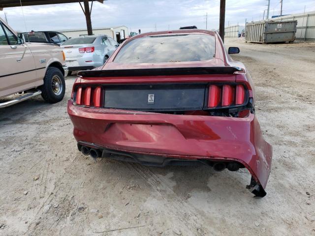 1FA6P8JZ3H5520540 - 2017 FORD MUSTANG SHELBY GT350 RED photo 6