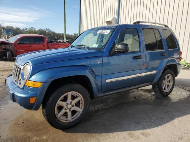 1J4GL58K96W242505 - 2006 JEEP LIBERTY LIMITED BLUE photo 1