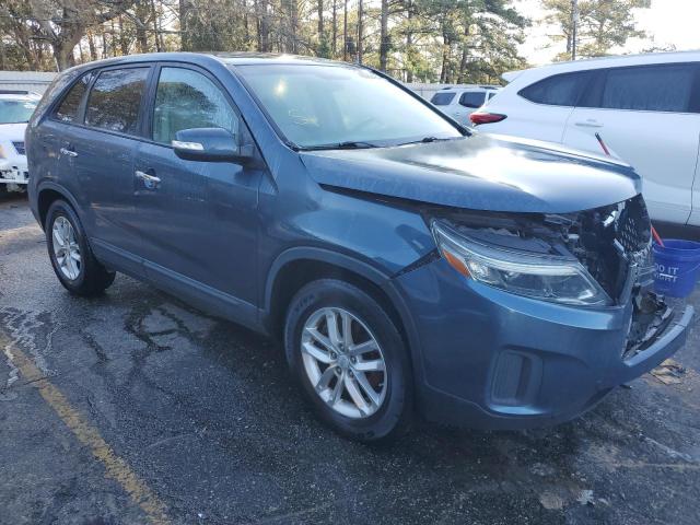 5XYKT3A6XFG605490 - 2015 KIA SORENTO LX BLUE photo 4