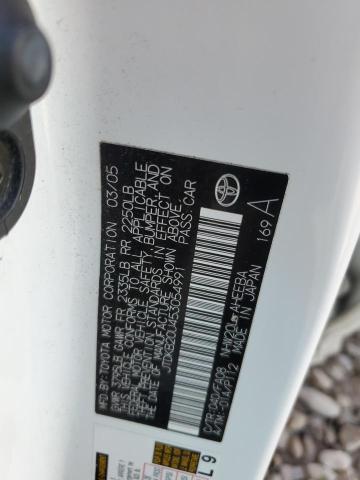 JTDKB20U453054991 - 2005 TOYOTA PRIUS WHITE photo 12