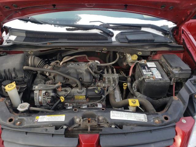 2D4RN4DE5AR223196 - 2010 DODGE GRAND CARA SE RED photo 12