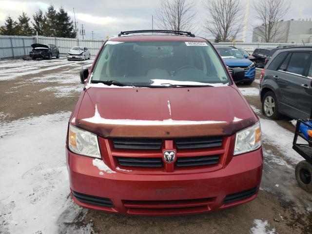 2D4RN4DE5AR223196 - 2010 DODGE GRAND CARA SE RED photo 5