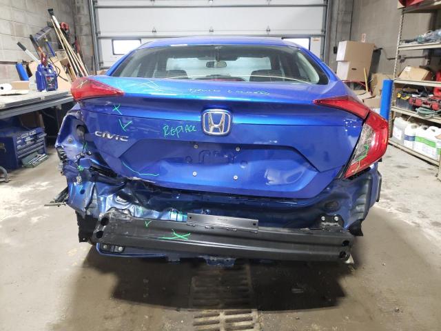 19XFC2F66KE048914 - 2019 HONDA CIVIC LX BLUE photo 6