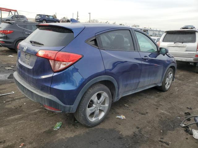 3CZRU6H5XHM710556 - 2017 HONDA HR-V EX BLUE photo 3