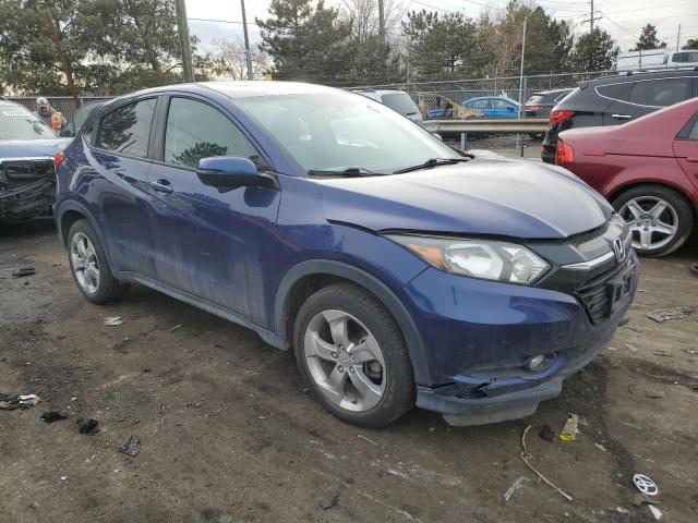 3CZRU6H5XHM710556 - 2017 HONDA HR-V EX BLUE photo 4