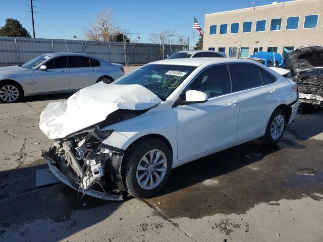 4T4BF1FK6GR521380 - 2016 TOYOTA CAMRY LE WHITE photo 1