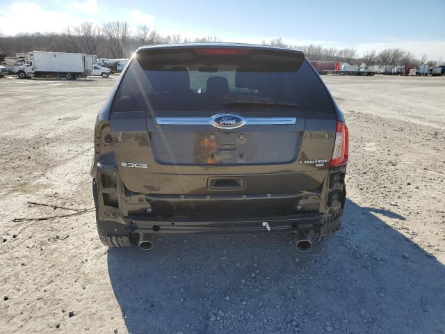 2FMDK4KC3BBA36322 - 2011 FORD EDGE LIMITED BROWN photo 6