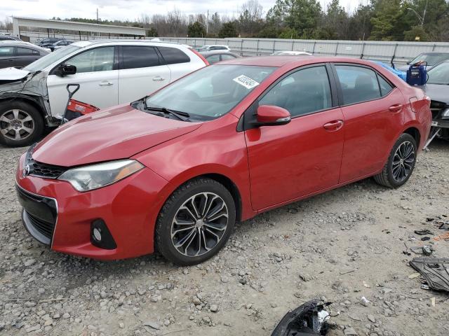 2T1BURHE7GC660540 - 2016 TOYOTA COROLLA L RED photo 1