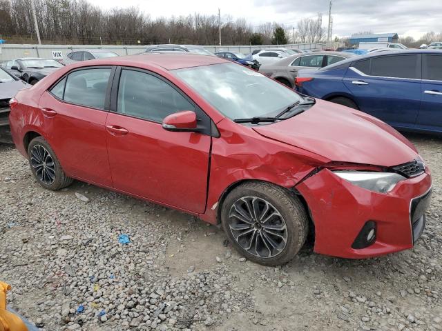 2T1BURHE7GC660540 - 2016 TOYOTA COROLLA L RED photo 4