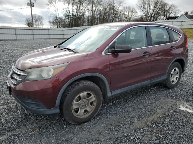 5J6RM4H36CL053817 - 2012 HONDA CR-V LX BURGUNDY photo 1