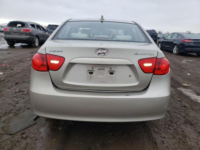 KMHDU46D59U784572 - 2009 HYUNDAI ELANTRA GLS CREAM photo 6