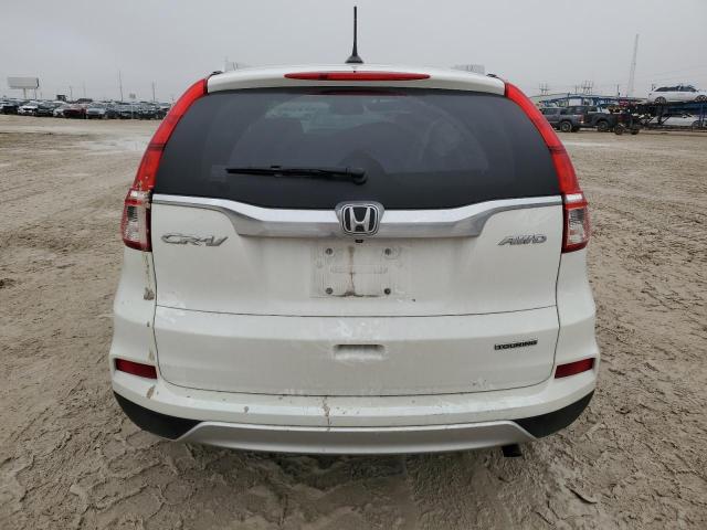 5J6RM4H94GL136172 - 2016 HONDA CR-V TOURING WHITE photo 6