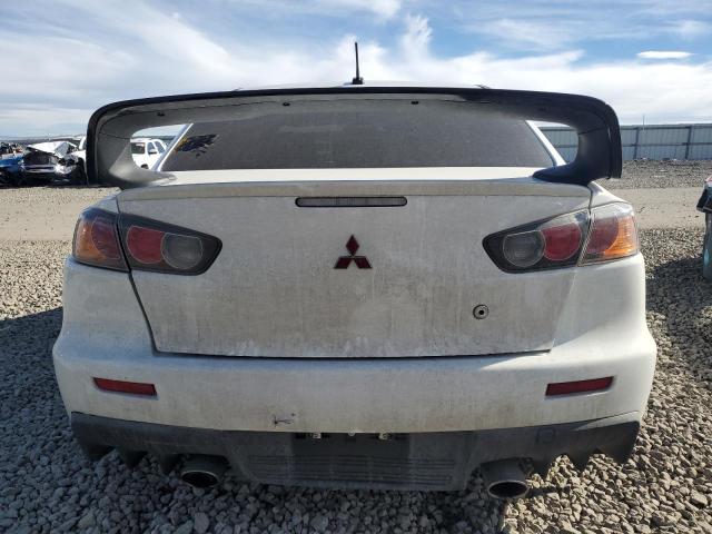 JA32W5FV6AU031043 - 2010 MITSUBISHI LANCER EVOLUTION MR WHITE photo 6