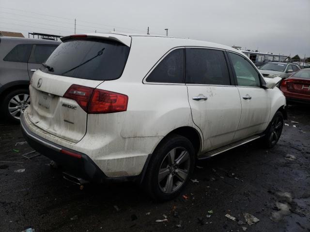 2HNYD2H24CH505039 - 2012 ACURA MDX WHITE photo 3