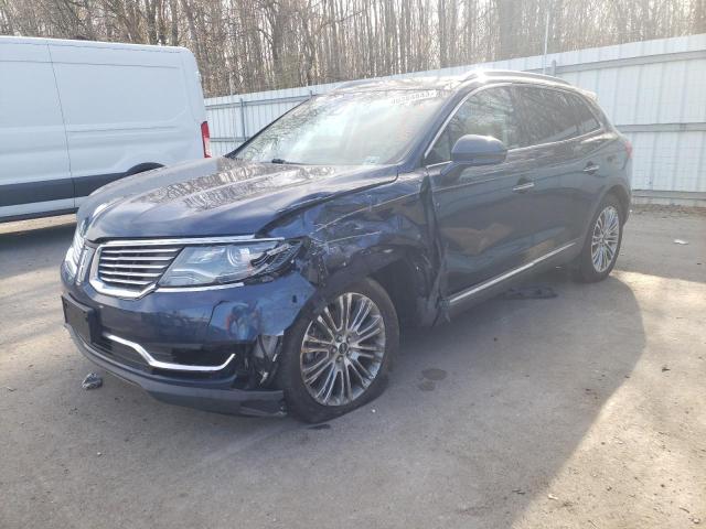 2LMPJ8LR0HBL49609 - 2017 LINCOLN MKX RESERVE BLUE photo 1