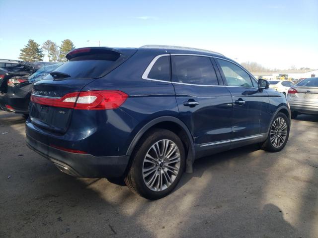 2LMPJ8LR0HBL49609 - 2017 LINCOLN MKX RESERVE BLUE photo 3