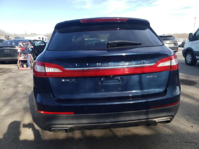 2LMPJ8LR0HBL49609 - 2017 LINCOLN MKX RESERVE BLUE photo 6