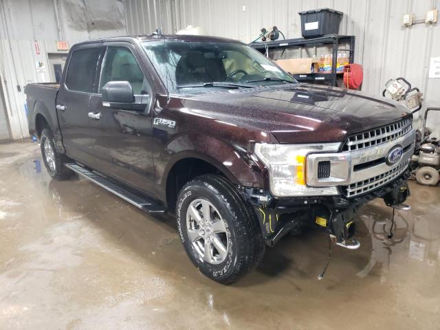 1FTEW1E55KKD69183 - 2019 FORD F150 SUPERCREW BURGUNDY photo 4