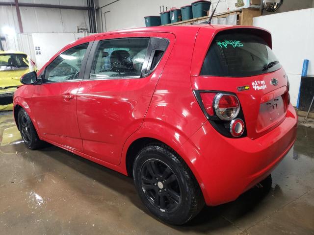 1G1JC6SH1C4120963 - 2012 CHEVROLET SONIC LT RED photo 2