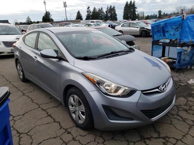 5NPDH4AE9GH699539 - 2016 HYUNDAI ELANTRA SE GRAY photo 4