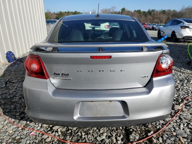 1C3CDZCB5DN731068 - 2013 DODGE AVENGER SXT SILVER photo 6