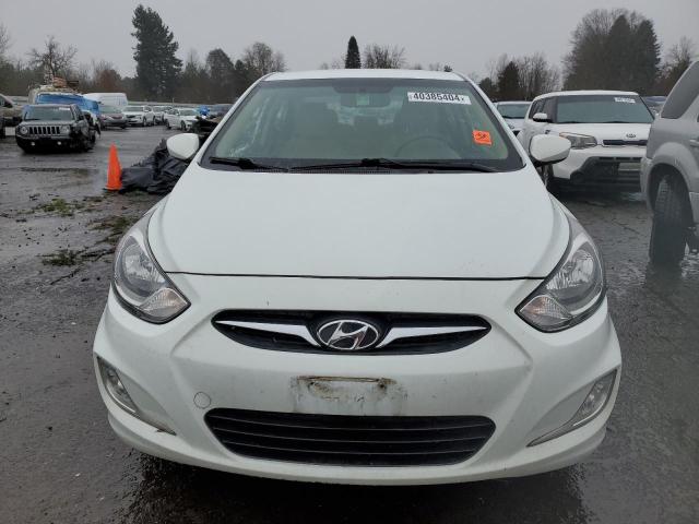 KMHCU4AE8CU224807 - 2012 HYUNDAI ACCENT GLS WHITE photo 5