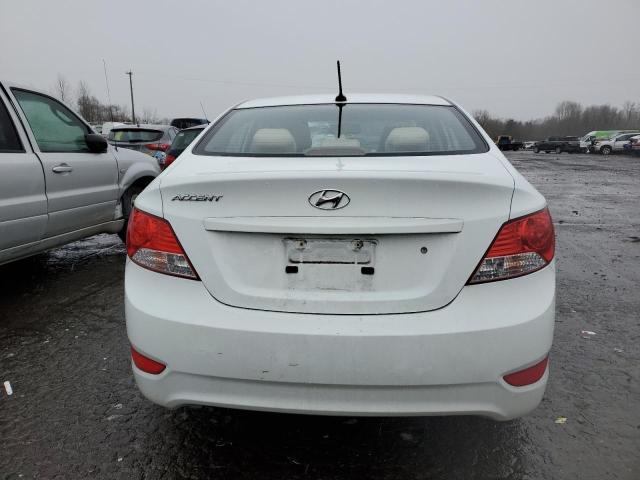 KMHCU4AE8CU224807 - 2012 HYUNDAI ACCENT GLS WHITE photo 6