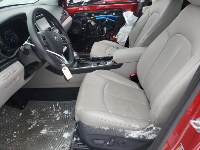 5NPE34AF7KH740268 - 2019 HYUNDAI SONATA LIMITED RED photo 7