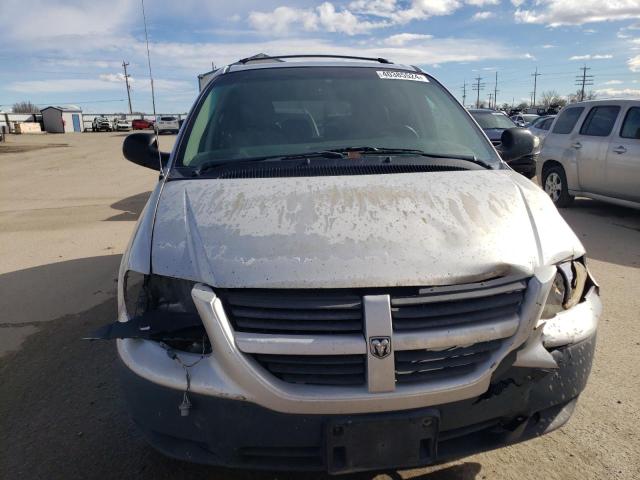 1D4GP25R27B238706 - 2007 DODGE CARAVAN SE SILVER photo 5