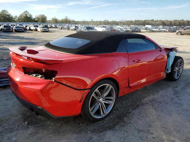 1G1FB3DS6J0126374 - 2018 CHEVROLET CAMARO LT RED photo 3