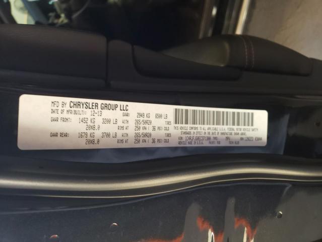 1C4RJFJG0EC371300 - 2014 JEEP GRAND CHER SUMMIT შავი ფოტო 13