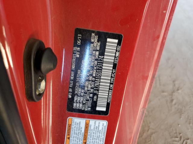 JF1ZNAA16D1731124 - 2013 TOYOTA SCION FR-S RED photo 12