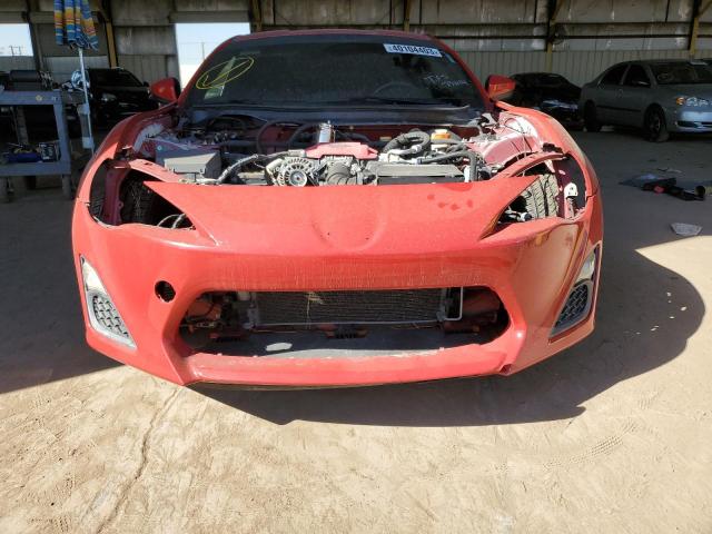 JF1ZNAA16D1731124 - 2013 TOYOTA SCION FR-S RED photo 5