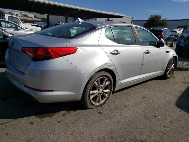 5XXGM4A77DG223078 - 2013 KIA OPTIMA LX SILVER photo 3