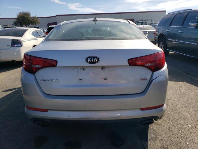 5XXGM4A77DG223078 - 2013 KIA OPTIMA LX SILVER photo 6