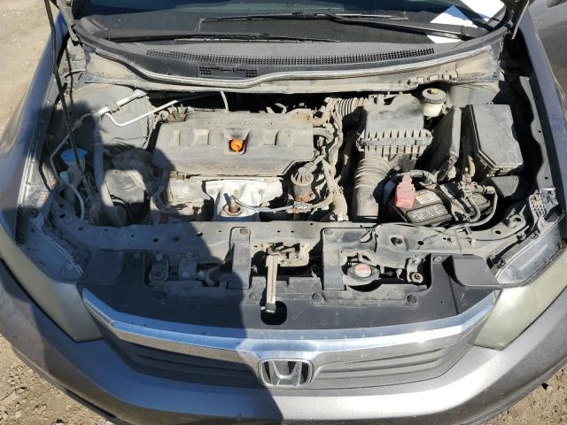 2HGFB2F95CH319093 - 2012 HONDA CIVIC EXL ნაცრისფერი ფოტო 11