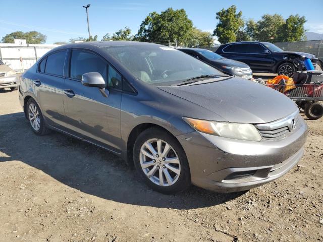 2HGFB2F95CH319093 - 2012 HONDA CIVIC EXL GRAY photo 4