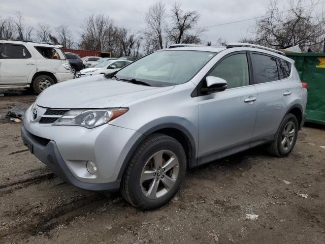 JTMRFREV7FD100709 - 2015 TOYOTA RAV4 XLE SILVER photo 1