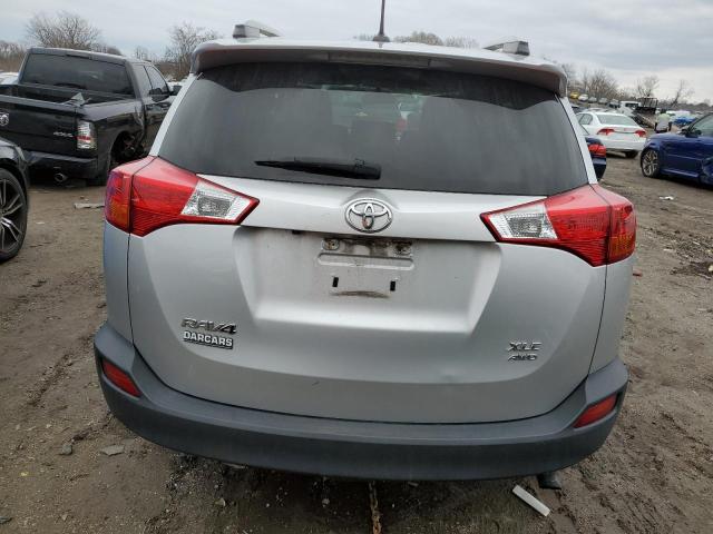 JTMRFREV7FD100709 - 2015 TOYOTA RAV4 XLE SILVER photo 6