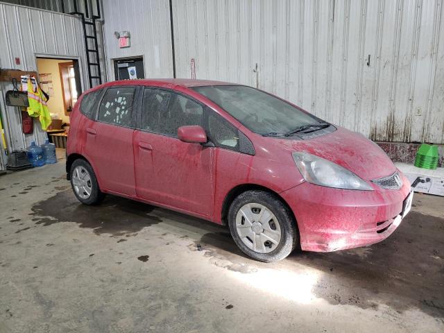 JHMGE8H31DC077539 - 2013 HONDA FIT RED photo 4