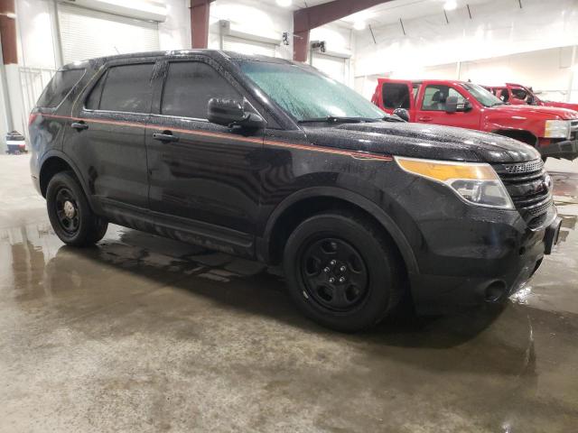 1FM5K8AR3EGA09376 - 2014 FORD EXPLORER POLICE INTERCEPTOR 黑色 照片 4
