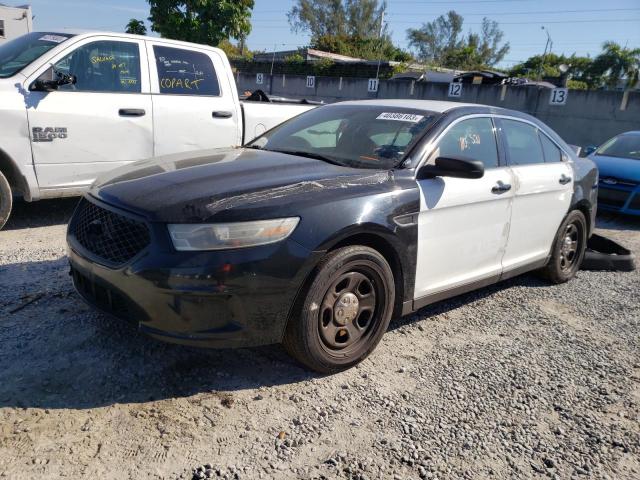 1FAHP2MK3EG143759 - 2014 FORD TAURUS POLICE INTERCEPTOR WHITE photo 1