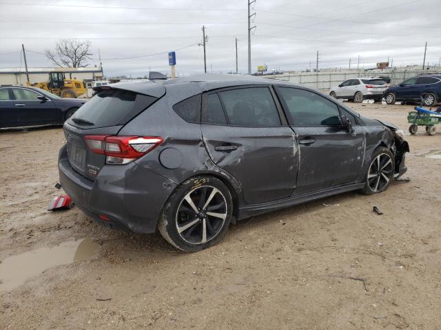 4S3GTAM60L3708701 - 2020 SUBARU IMPREZA SPORT GRAY photo 3