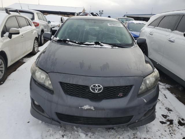 1NXBU4EE6AZ244573 - 2010 TOYOTA COROLLA BASE GRAY photo 5