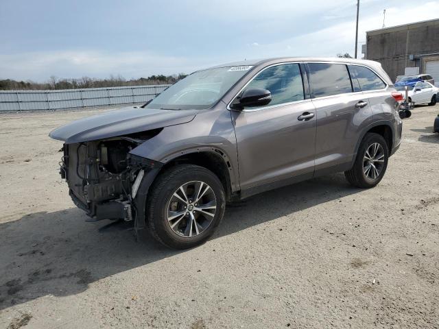 5TDZZRFH4KS313728 - 2019 TOYOTA HIGHLANDER LE GRAY photo 1