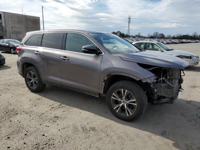 5TDZZRFH4KS313728 - 2019 TOYOTA HIGHLANDER LE GRAY photo 4