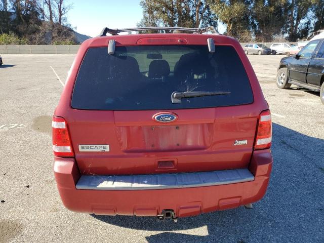 1FMCU9DG1AKB30450 - 2010 FORD ESCAPE XLT RED photo 6