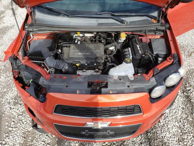 1G1JE5SB3D4161774 - 2013 CHEVROLET SONIC LTZ ORANGE photo 11