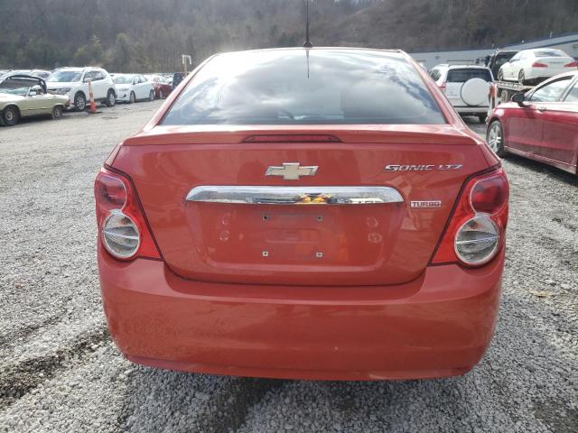 1G1JE5SB3D4161774 - 2013 CHEVROLET SONIC LTZ ORANGE photo 6